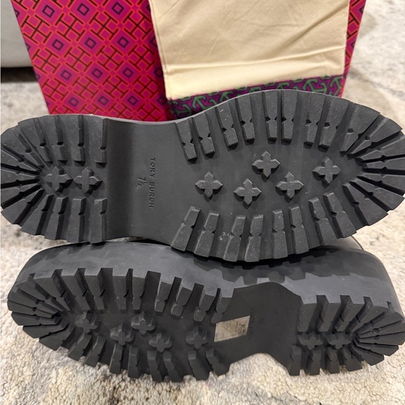 Tory Burch Black Leather Boots - Picture 3 of 4